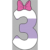 Cartoon letters-CL 117